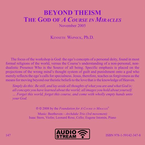 Beyond Theism: The God of <i>A Course in Miracles</i> [AUDIOSTR] - Image 5