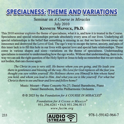 Specialness: Theme and Variations [AUDIOSTR] - Image 5